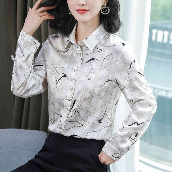 fashion clothing long sleeve print silk shirt button up satin vintage blouse women female loose shirts 625e 210420, White
fashion clothing long sleeve print silk shirt button up satin vintage blouse women female loose shirts 625e 210420, White
