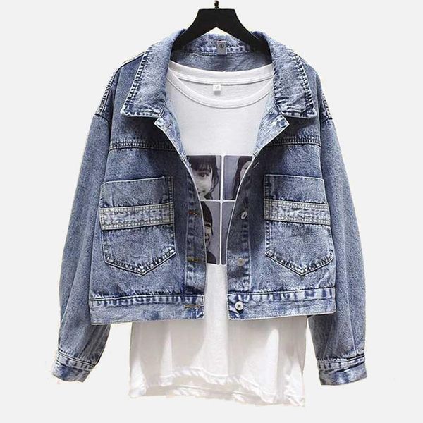 women's jackets 2021 women denim jacket tooling single breasted lady turn-down collar patchwork pocket coat autumn female streetwear, Black;brown
women's jackets 2021 women denim jacket tooling single breasted lady turn-down collar patchwork pocket coat autumn female streetwear, Black;brown