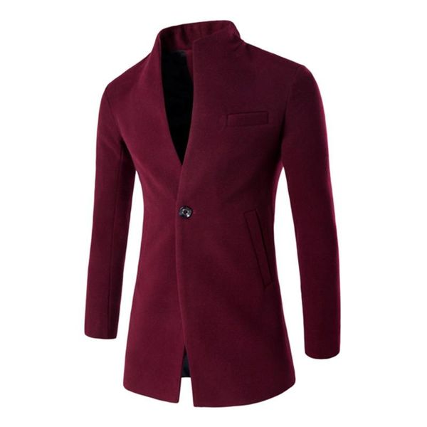 men's wool & blends winter mens slim long sleeve single button suit jacket , burgundy leisure cardigan woolen coats brands male, Black
men's wool & blends winter mens slim long sleeve single button suit jacket , burgundy leisure cardigan woolen coats brands male, Black