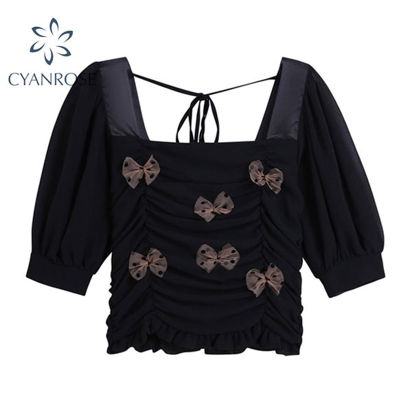 mesh bownot spliced black blouse square collar lace-up retro y2k stylish crop shirts zipper design e-girl slim blusas lady 210417, White
mesh bownot spliced black blouse square collar lace-up retro y2k stylish crop shirts zipper design e-girl slim blusas lady 210417, White