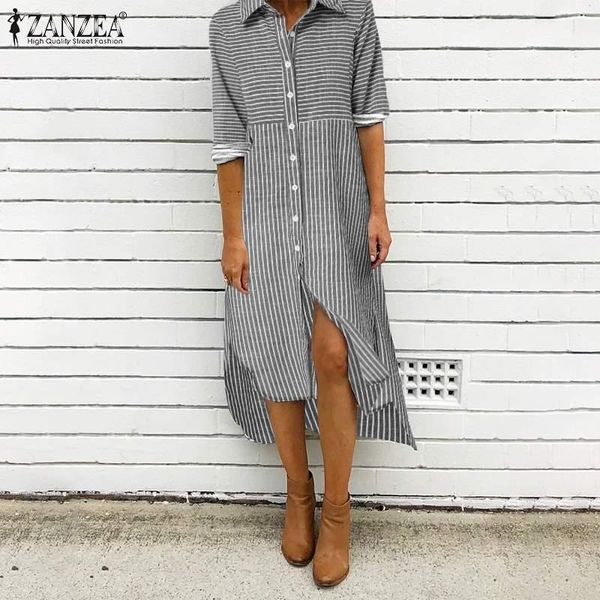 women midi vestidos 2021 ladies turn down collar shirt dress casual striped robe femme autumn long sleeve plus size 5xl dresses, Black;gray
women midi vestidos 2021 ladies turn down collar shirt dress casual striped robe femme autumn long sleeve plus size 5xl dresses, Black;gray