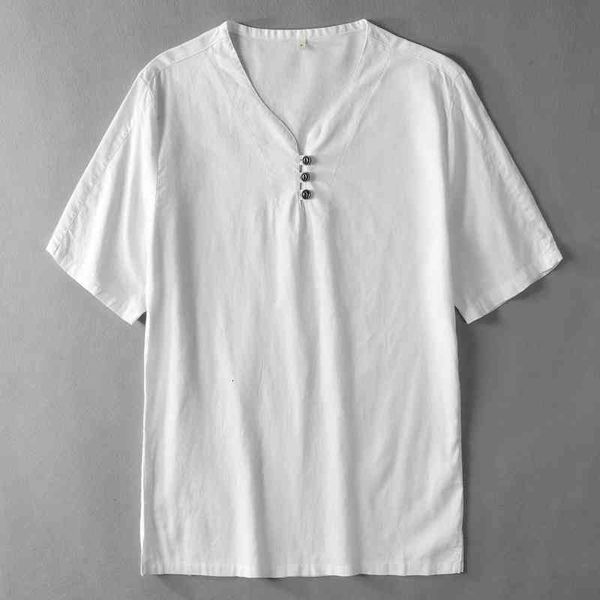 men's t-shirts spring and summer cotton linen t-shirt v-neck loose short-sleeved t shirt for men solid comfortable tshirt male camisa d, White;black
men's t-shirts spring and summer cotton linen t-shirt v-neck loose short-sleeved t shirt for men solid comfortable tshirt male camisa d, White;black