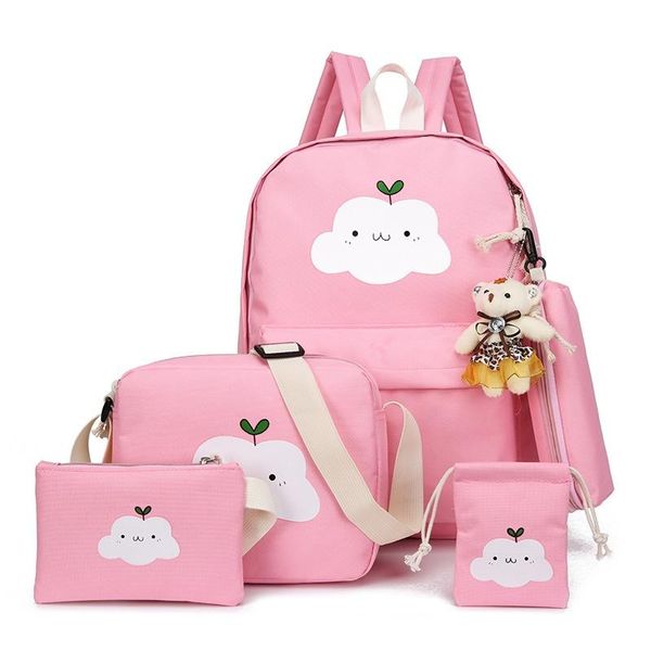 school bags 5 pcs set fashion backpack girls canvas backpacks casual children ladies knapsack for teenagers bag
school bags 5 pcs set fashion backpack girls canvas backpacks casual children ladies knapsack for teenagers bag