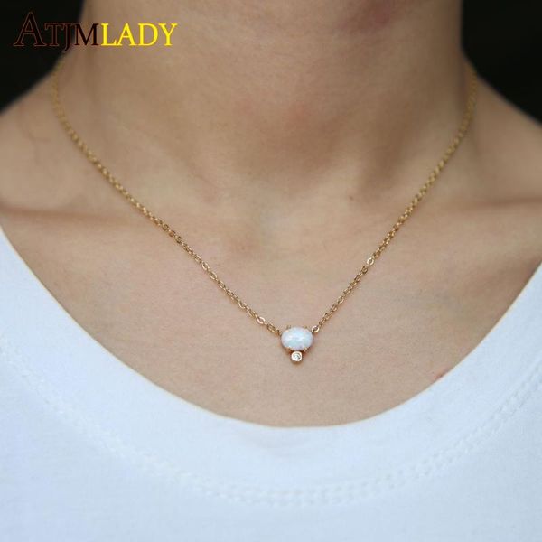 pendant necklaces egg shape oval opal for women fashion lady cubic zirconia white fire cute charm delicate simple necklace, Silver
pendant necklaces egg shape oval opal for women fashion lady cubic zirconia white fire cute charm delicate simple necklace, Silver