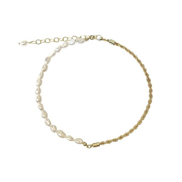 chains 2021 elegant natural freshwater pearl necklace lariat gold color rope chain link chunky chokers necklaces for women, Silver
chains 2021 elegant natural freshwater pearl necklace lariat gold color rope chain link chunky chokers necklaces for women, Silver