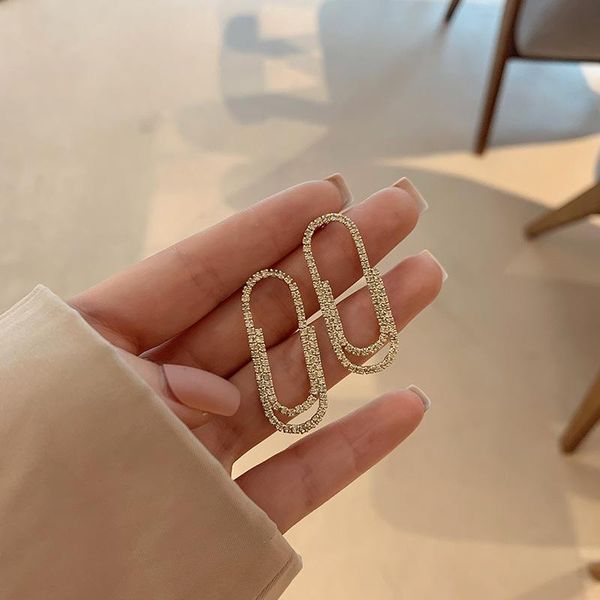 stud trendy gold color paper clip safety pin earrings for women simple compact jewelry accessories korean individual, Golden;silver
stud trendy gold color paper clip safety pin earrings for women simple compact jewelry accessories korean individual, Golden;silver