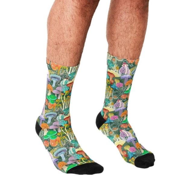 men's socks 2021 funny mushroom forest floor pattern printed hip hop men happy cute boys street style crazy for, Black
men's socks 2021 funny mushroom forest floor pattern printed hip hop men happy cute boys street style crazy for, Black