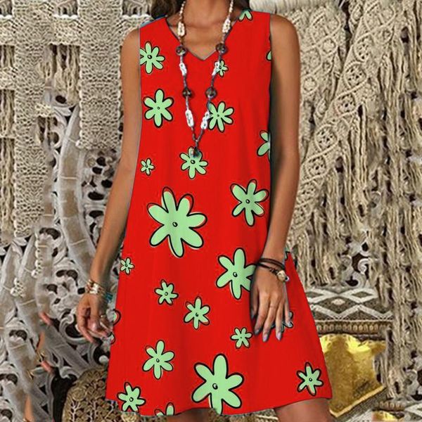 casual dresses 40# star print elegant dress straight summer tank v-neck high waist a-line big swing sleeveless mini 2021, Black;gray
casual dresses 40# star print elegant dress straight summer tank v-neck high waist a-line big swing sleeveless mini 2021, Black;gray