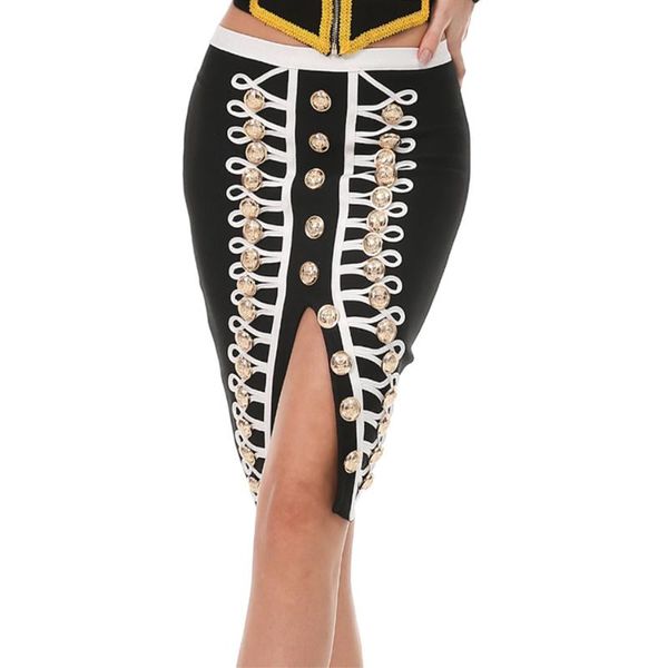 arrival women bodycon bandage skirt black red elegant split lace-up button celebrity evening party vestidos skirts
arrival women bodycon bandage skirt black red elegant split lace-up button celebrity evening party vestidos skirts