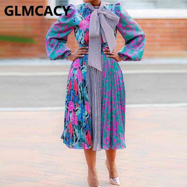 women long sleeve floral printed patchwork midi dress elegant evening party pleated dresses 210702, Black;gray
women long sleeve floral printed patchwork midi dress elegant evening party pleated dresses 210702, Black;gray