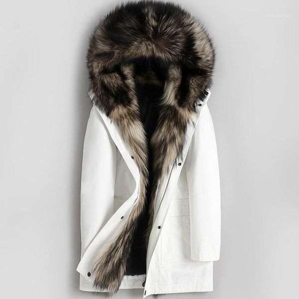 men's leather & faux 2021 parka real fur coat men winter long jacket natural wolf collar liner warm parkas hombre 4674 kj3019, Black
men's leather & faux 2021 parka real fur coat men winter long jacket natural wolf collar liner warm parkas hombre 4674 kj3019, Black