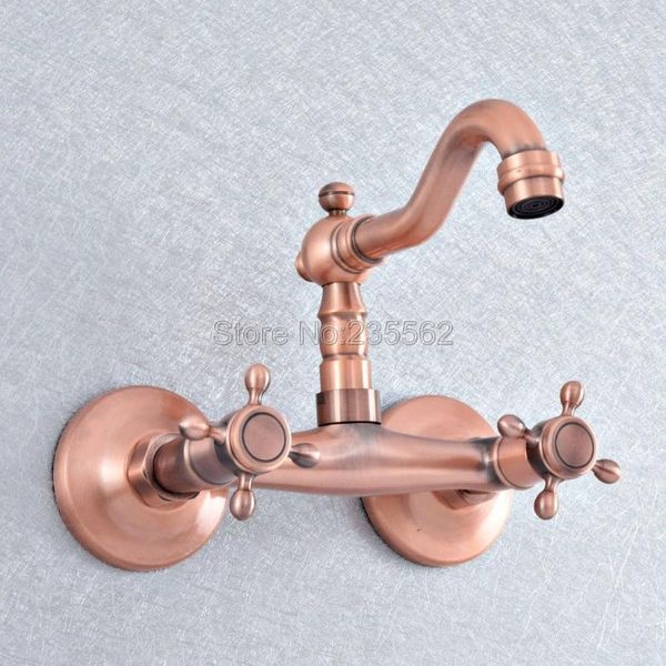 bathroom sink faucets antique red copper faucet wall mounted basin 360 degree rotation double handle cold water mixer tap lsf867
bathroom sink faucets antique red copper faucet wall mounted basin 360 degree rotation double handle cold water mixer tap lsf867