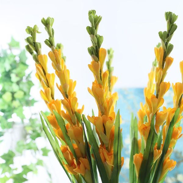decorative flowers & wreaths 9heads beautiful tuberose artificial silk small bouquet flores home party spring wedding decoration mariage fak
decorative flowers & wreaths 9heads beautiful tuberose artificial silk small bouquet flores home party spring wedding decoration mariage fak