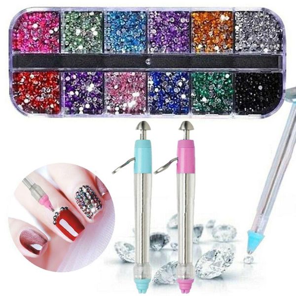 dotting tools multifunctional nail point drill pen diy manual diamond drawing tool with 2000 rhinestones, Silver
dotting tools multifunctional nail point drill pen diy manual diamond drawing tool with 2000 rhinestones, Silver