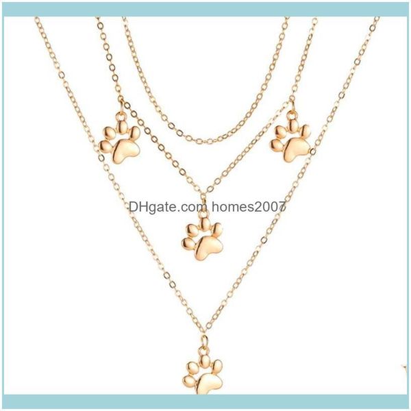 necklaces & pendants jewelrymultilayer necklace cute animal cat foot print pendant for women alloy chokers fashion jewelry chains drop deliv, Silver
necklaces & pendants jewelrymultilayer necklace cute animal cat foot print pendant for women alloy chokers fashion jewelry chains drop deliv, Silver