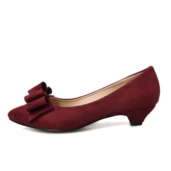 dress shoes casual low heels women sweet bow-tied pumps fashion red blue heeled party office ladies large size, Black
dress shoes casual low heels women sweet bow-tied pumps fashion red blue heeled party office ladies large size, Black