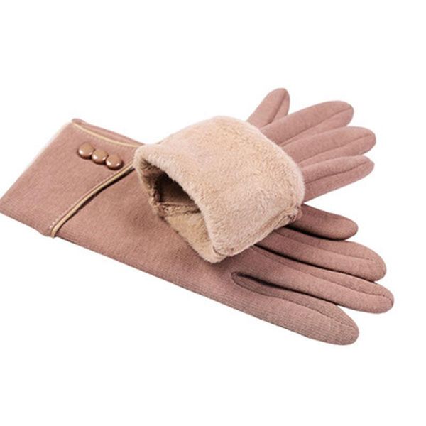 five fingers gloves women winter touch screen solid color lined plus velvet thick button warm cycling driving mittens e23, Blue;gray
five fingers gloves women winter touch screen solid color lined plus velvet thick button warm cycling driving mittens e23, Blue;gray