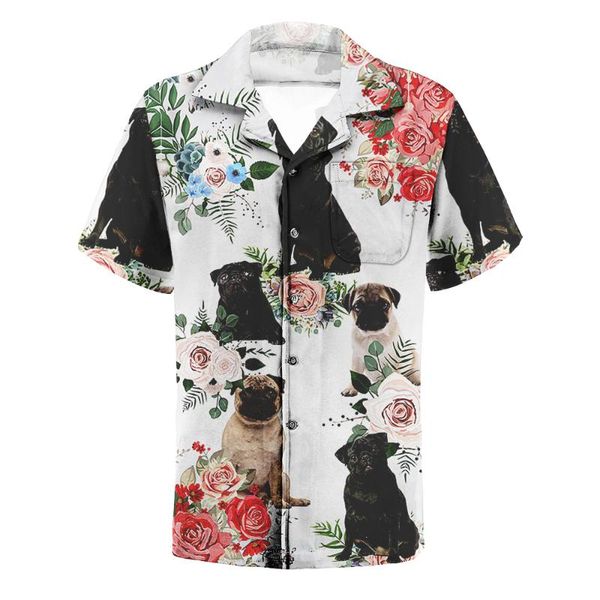 summer fashion diy custom dog design pattern aloha stand collar casual men's shirt shirts, White;black
summer fashion diy custom dog design pattern aloha stand collar casual men's shirt shirts, White;black