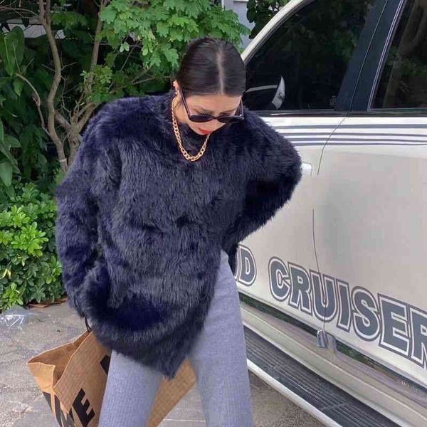 women's hoodies & sweatshirts womens ladies winter rabbit fur mink cashmere warm sweater fluffy fuzzy plush base shirt jumper pullover, Black
women's hoodies & sweatshirts womens ladies winter rabbit fur mink cashmere warm sweater fluffy fuzzy plush base shirt jumper pullover, Black