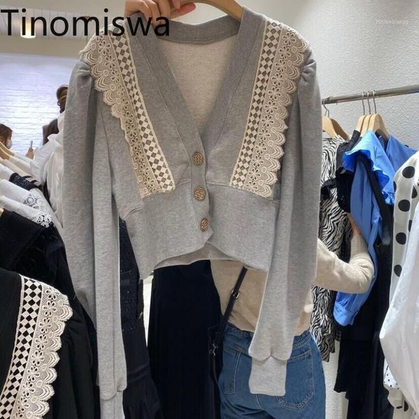 women's jackets tinomiswa lace patchwork v neck women single breasted long sleeve coats casual loose korean style chic outerwear, Black;brown
women's jackets tinomiswa lace patchwork v neck women single breasted long sleeve coats casual loose korean style chic outerwear, Black;brown