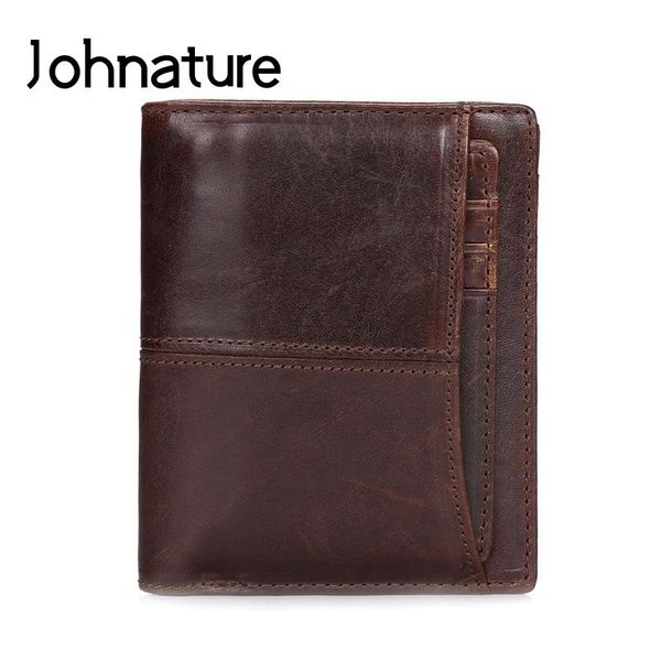 wallets johnature 2021 vintage solid zipper genuine leather men short purses wallet card holder cow standard, Red;black
wallets johnature 2021 vintage solid zipper genuine leather men short purses wallet card holder cow standard, Red;black