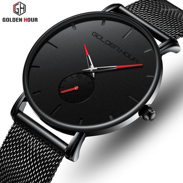 wristwatches goldenhour men watch men's simple casual quartz watches male fashion stainless steel waterproof wrist, Slivery;brown
wristwatches goldenhour men watch men's simple casual quartz watches male fashion stainless steel waterproof wrist, Slivery;brown