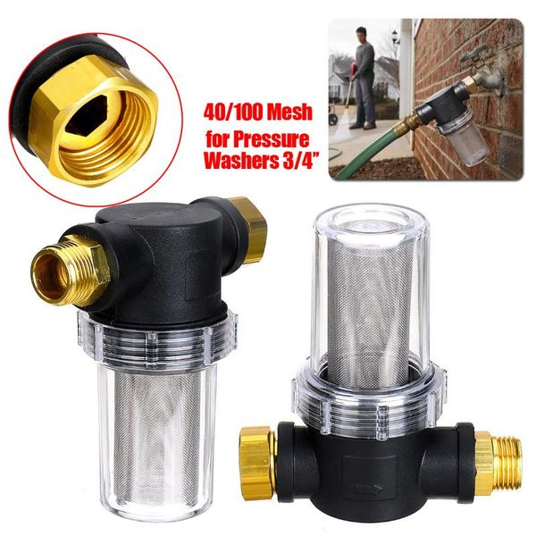 watering equipments 40/100 mesh garden hose filter attachment for pressure washers pump inlet 3/4" connector accessories
watering equipments 40/100 mesh garden hose filter attachment for pressure washers pump inlet 3/4" connector accessories