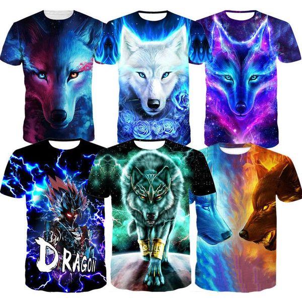 men's t-shirts -selling summer 3d printed t-shirt social short-sleeved animal wolf pattern boy trend, White;black
men's t-shirts -selling summer 3d printed t-shirt social short-sleeved animal wolf pattern boy trend, White;black