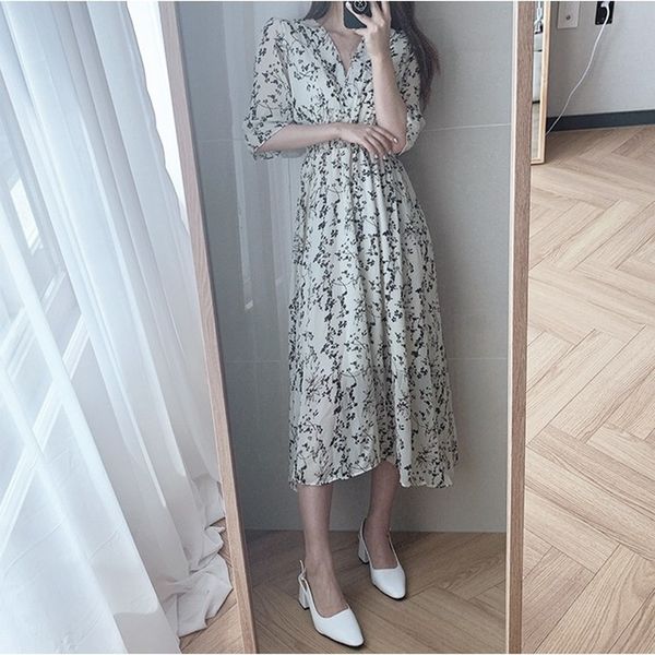 gaganight women retro floral dress cross v neck wooden ear slim long vestido summer elegant chiffon short sleeve dresses femme, Black;gray
gaganight women retro floral dress cross v neck wooden ear slim long vestido summer elegant chiffon short sleeve dresses femme, Black;gray