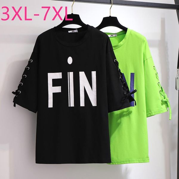 street style summer plus size womens loose short sleeve cotton black green letter t shirt 3xl 4xl 5xl 6xl, White
street style summer plus size womens loose short sleeve cotton black green letter t shirt 3xl 4xl 5xl 6xl, White