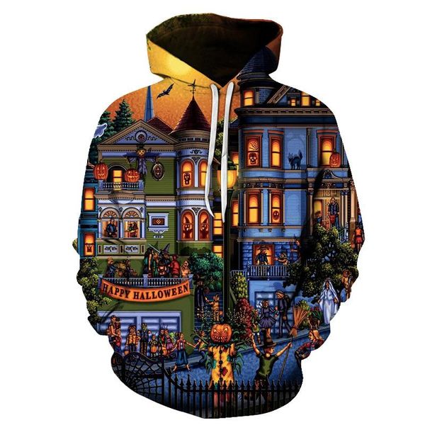 men's hoodies & sweatshirts halloween horror castle 3d printing men hooded harajuku fashion oversized hoodie autumn long sleeve streetw, Black
men's hoodies & sweatshirts halloween horror castle 3d printing men hooded harajuku fashion oversized hoodie autumn long sleeve streetw, Black