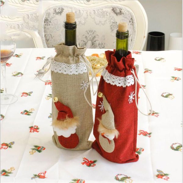 christmas decorations wine bottle cover red gift bags set champagne xmas home dinner party table decoration snowman santa claus
christmas decorations wine bottle cover red gift bags set champagne xmas home dinner party table decoration snowman santa claus