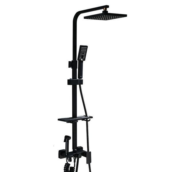 other faucets, showers & accs matte black bathroom faucet set withe shelf rainfall mixer tap bathtub 3-way mixe 89is
other faucets, showers & accs matte black bathroom faucet set withe shelf rainfall mixer tap bathtub 3-way mixe 89is