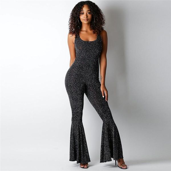 women's jumpsuits & rompers women spring backless tight bodycon solid long pants slim flare sleeveless one piece outfit, Black;white
women's jumpsuits & rompers women spring backless tight bodycon solid long pants slim flare sleeveless one piece outfit, Black;white