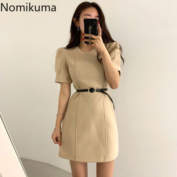 nomikuma solid color slim waist dress women vintage elegant temperament dresses female korean style fashion vestidos 3a168 210514, Black;gray
nomikuma solid color slim waist dress women vintage elegant temperament dresses female korean style fashion vestidos 3a168 210514, Black;gray