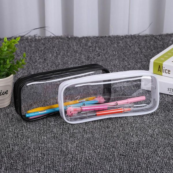 pencil cases simple style transparent pvc case pen bag cute stationery storage clear pencilcase school supply
pencil cases simple style transparent pvc case pen bag cute stationery storage clear pencilcase school supply