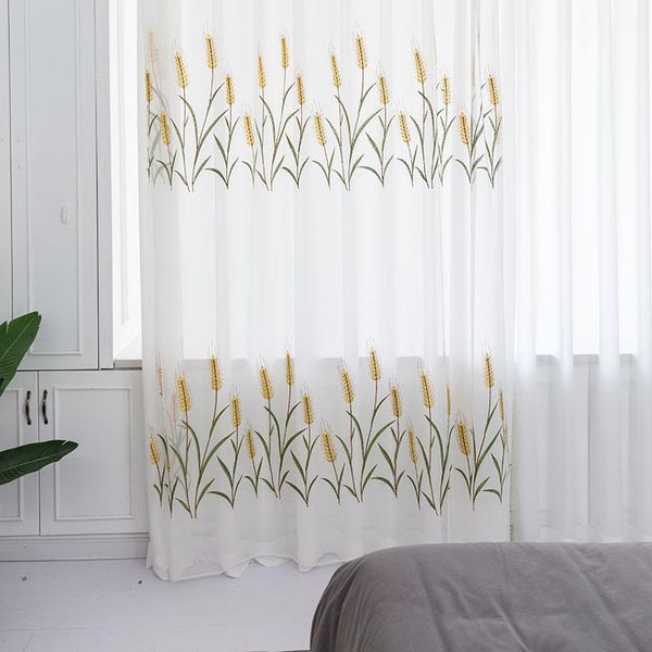 curtain & drapes pastoral colorful ginkgo embroidered tulle window screen for living room curtains sheer bedroom kitchen blind decor
curtain & drapes pastoral colorful ginkgo embroidered tulle window screen for living room curtains sheer bedroom kitchen blind decor