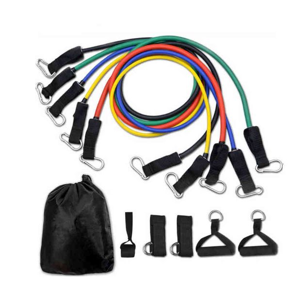 11pcs/set resistance bands exercise training tube pull rope pedal rubber expander elastic bands for fitness workout 220114
11pcs/set resistance bands exercise training tube pull rope pedal rubber expander elastic bands for fitness workout 220114