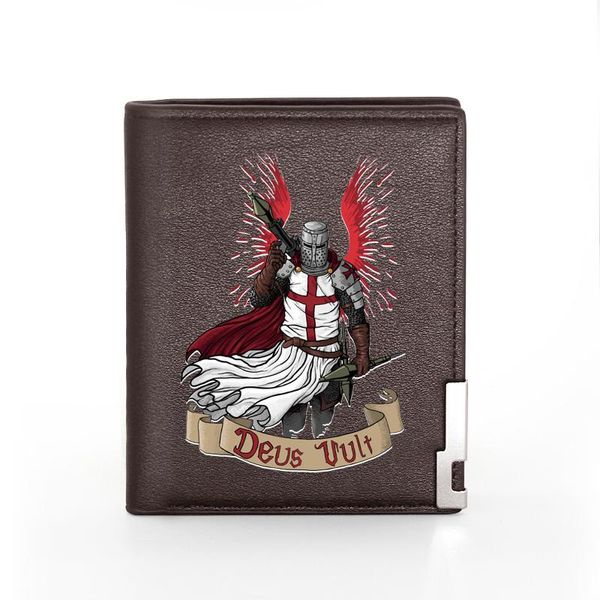 unique deus vult knights templar pu leather men women short wallet id holder purse wallets, Red;black
unique deus vult knights templar pu leather men women short wallet id holder purse wallets, Red;black
