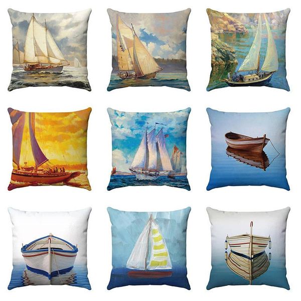45*45cm oil painting sailboat design super soft throw cushion cover home decoration living room pillow cushion/decorative
45*45cm oil painting sailboat design super soft throw cushion cover home decoration living room pillow cushion/decorative