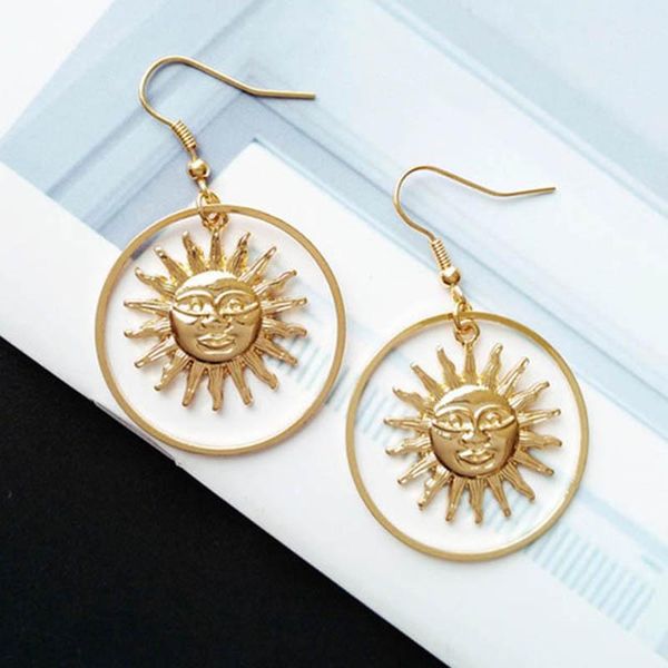 dangle & chandelier ksra 2021 gold sun apollo helios drop earrings for women geometric loop face korean fashion jewelry, Silver
dangle & chandelier ksra 2021 gold sun apollo helios drop earrings for women geometric loop face korean fashion jewelry, Silver