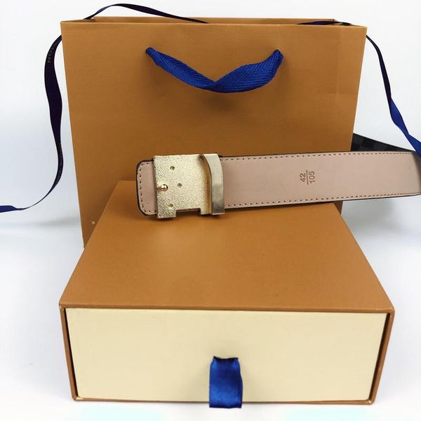 2021 fashion big buckle genuine leather belt with box designer men women mens belts aaa, Black;brown
2021 fashion big buckle genuine leather belt with box designer men women mens belts aaa, Black;brown