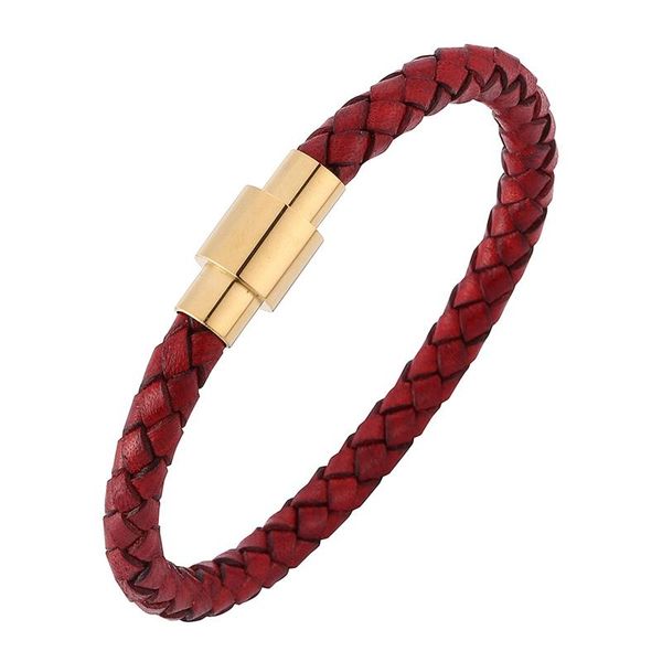 charm bracelets fashion men women red leather bracelet stainless steel button neutral accessories female bangles bb0251r, Golden;silver
charm bracelets fashion men women red leather bracelet stainless steel button neutral accessories female bangles bb0251r, Golden;silver
