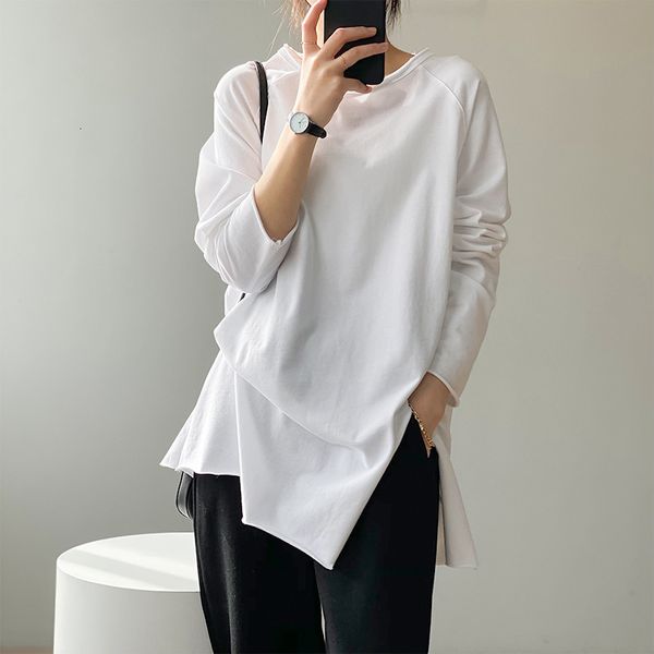 women's blouses & shirts hzirip women's cotton t-shirt, loose minimalist, solid, for all occasions, korean style, urban, filf, White
women's blouses & shirts hzirip women's cotton t-shirt, loose minimalist, solid, for all occasions, korean style, urban, filf, White