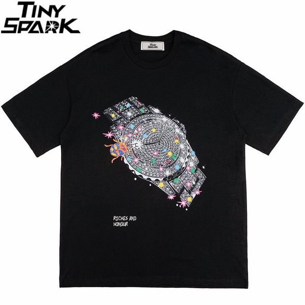 hip hop streetwear t-shirt 2021 men watch letter print t shirt summer short sleeve tshirt harajuku cotton casual tees black men's t-sh, White;black
hip hop streetwear t-shirt 2021 men watch letter print t shirt summer short sleeve tshirt harajuku cotton casual tees black men's t-sh, White;black