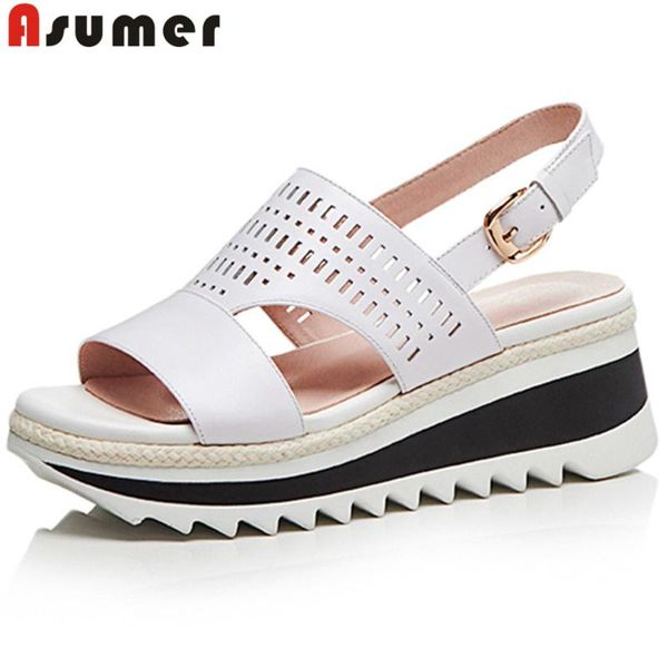 white pink fashion summer shoes woman platform wedges casual comfortable sandals women genuine leather dress, Black
white pink fashion summer shoes woman platform wedges casual comfortable sandals women genuine leather dress, Black