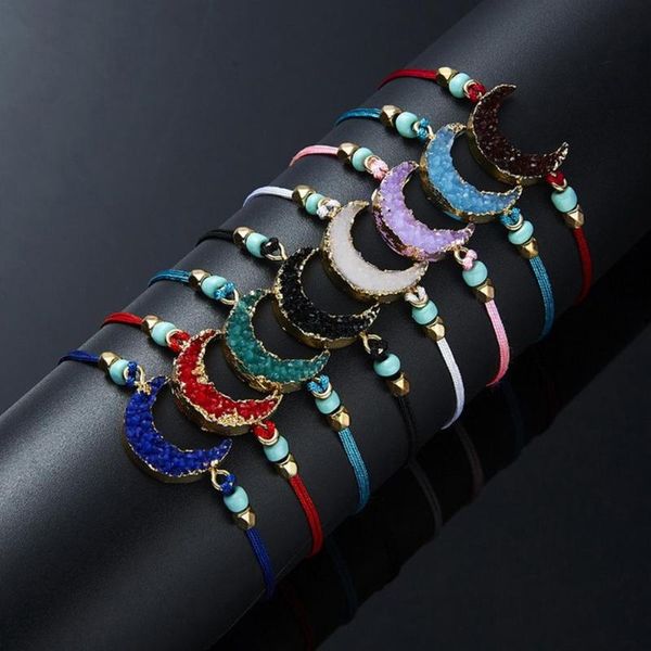 charm bracelets moon hand weaving bracelet make a wish natural stone adjustable woven paper card gifts for women friendship jewelry, Golden;silver
charm bracelets moon hand weaving bracelet make a wish natural stone adjustable woven paper card gifts for women friendship jewelry, Golden;silver