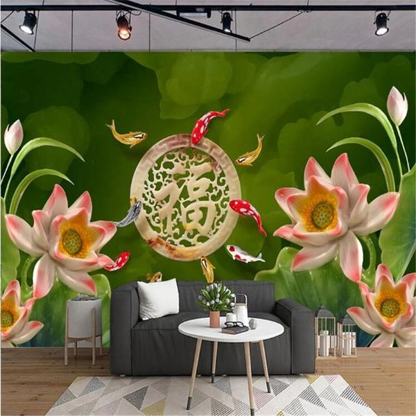wallpapers milofi wall custom 3d wallpaper mural fashion jade carving lotus swimming fish home decoration background
wallpapers milofi wall custom 3d wallpaper mural fashion jade carving lotus swimming fish home decoration background