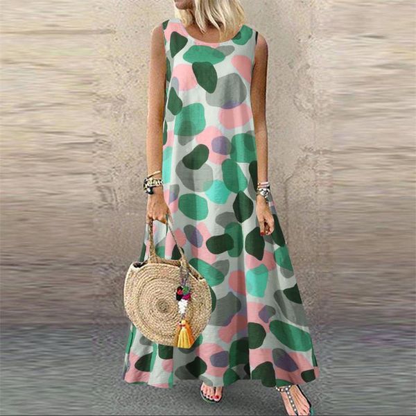 casual dresses bohemian printed sundress o neck sleeveless dress party vestido long beach women plus size summer 174v, Black;gray
casual dresses bohemian printed sundress o neck sleeveless dress party vestido long beach women plus size summer 174v, Black;gray