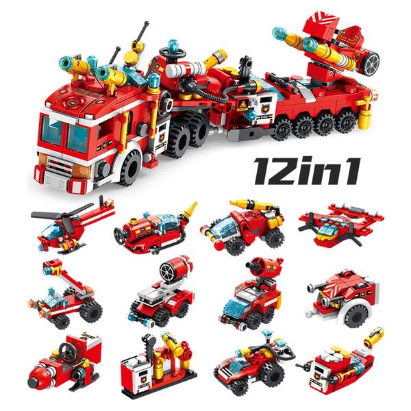 12 in 1 Compatible City Police Fire Station Engine Fighters Truck Car Transformation Model Building Bricks Blocks Sets technique
12 in 1 Compatible City Police Fire Station Engine Fighters Truck Car Transformation Model Building Bricks Blocks Sets technique